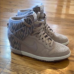 Nike High Heel Tennis Shoes